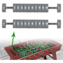 Zwinz 2x Foosball Skorlama Birimleri Oyun Skorbord Foosball Grey (Yurt Dışından)