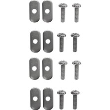 Zwinz Set 8x Kayaks Kano Kanoları Tekneler Raylar Vidaları ve Track Fındıklar Mount Kayak Aksesuarları 20 Mm. (Yurt Dışından)