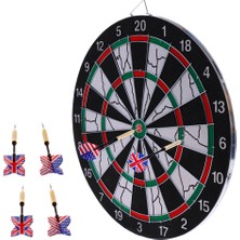 Zwinz 15 "çift Taraflı Kapalı Dış Mekan Tahtası 6 Pirinç Dart (Yurt Dışından)