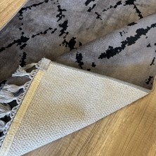 Luxess Halı Pera 1051 Antrasit Makinada Yıkanabilen Kilim