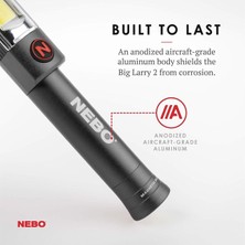 Nebo 6737 Big Larry 2 500 Lümen LED Fener ( Kırmızı )