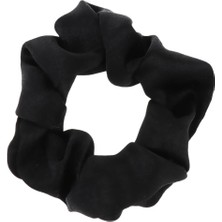 Amanda 3 Adetsilk Hisset Scrunchies Elastik Bağları Yumuşak Yay At Kuyruğu Tutucu Siyah 3 Adet Toka Saç Aksesuarı (Yurt Dışından)