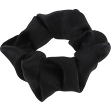Amanda 3 Adetsilk Hisset Scrunchies Elastik Bağları Yumuşak Yay At Kuyruğu Tutucu Siyah 3 Adet Toka Saç Aksesuarı (Yurt Dışından)