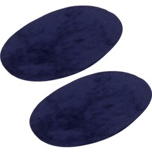 Lotin 6xsew-On Oval Dirsek/diz Yamaları Kordon Kot Pantolon Onarım Zanaat Dikiş Aplike Mavi 6 Adet (Yurt Dışından)