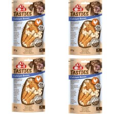 8in1 Tasties Calcium Bones Tavuk Sargılı Köpek Ödülü 85 gr x 4 Adet