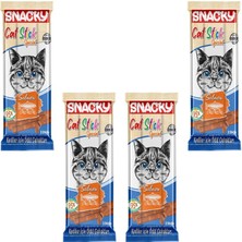 Snacky Kedi Stick Ödül Somonlu 3*5 gr x 4 Adet