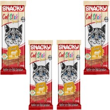 Snacky Kedi Stick Ödül Kuzulu 3*5 gr x 4 Adet