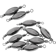 10PCS/LOT Bakır Hızlı Batan Platin Balıkçılık Dönerleri Yuvarlanma Namlu Salınımları 2.0