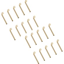 Aututer 20PCS Paslanmaz Çelik Balıkçılık Çubuk Kılavuzları Uç Üst Çubuk Onarım Kiti 0.8mm, 0.9mm (Yurt Dışından)