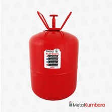 EC Shop Metalkumbara Metal Sade Açılmayan Kumbara (Tüp Kumbara) (Kırmızı) Kırmızı