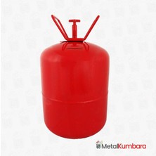 EC Shop Metalkumbara Metal Sade Açılmayan Kumbara (Tüp Kumbara) (Kırmızı) Kırmızı