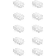 EC Shop Bambus 10'lu Şeffaf Erkek Ayakkabı Kutusu