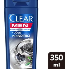 Clear Men Kepeğe Karşı Etkili Şampuan Yoğun Arındırıcı Kömür İle 350 ml