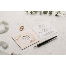 EC Shop Erdem Düğün ,nikah , Nişan Davetiyesi 9166 (50 Adet )
