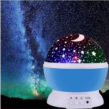 EC Shop Hedies Dönen Star Mastar Star Projeksiyon LED Gece Lambası USB Tavan Yıldız Yansıtma Işığı