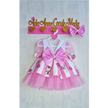Kız Çocuk Kabarık Tüllü Hello Kitty Elbise