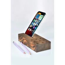 Grootland Dekoratif Organizer Ahşap Kalemlik Telefonluk