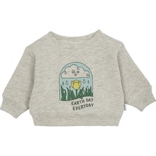 Antebies "earth Day"  Baskılı Sweatshirt