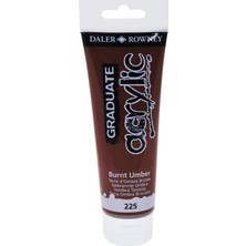 Daler Rowney Graduate Akrilik Boya 120ML 225 Burnt Umber