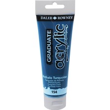 Daler Rowney Graduate Akrilik Boya 120ML 154 Phthalo Turquoise