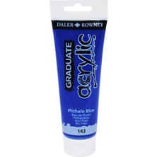 Daler Rowney Graduate Akrilik Boya 120ML 143 Phthalo Blue