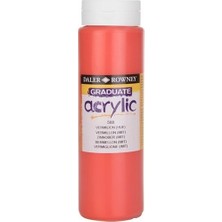 Daler Rowney Graduate Akrilik Boya 500ML N:588 Vermilion Hue