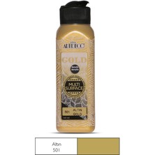 Artdeco Gold Multi Surface Akrilik Boya 140 Ml. 501 Metalik Altın