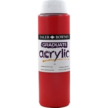 Daler Rowney Graduate Akrilik Boya 500ML N:504 Cadmium Red Deep