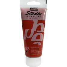 Pebeo Studio Akrilik Boya - Burnt Sienna - 100ML - N:38