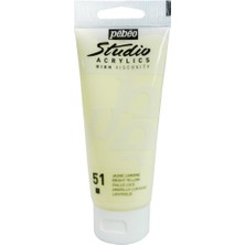 Pebeo Studio Akrilik Boya - Bright Yellow - 100ML - N:51