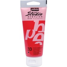 Pebeo Studio Akrilik Boya - Cadmium Red Hue - 100ML - N:33