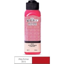 Artdeco Ateş Kırmızı Yeni Formül Akrilik Boya 140 ml