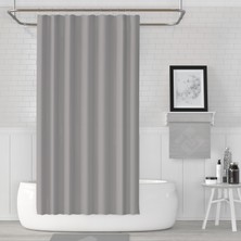 Tropik Home Gri Banyo Perdesi 180X200 cm