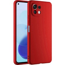 Microcase Xiaomi Mi 11 Lite Campro Serisi Kamera Korumalı Silikon Kılıf - AL3427