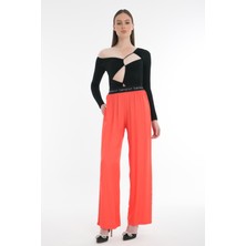 Le Noir Noir İpek Saten Pantolon