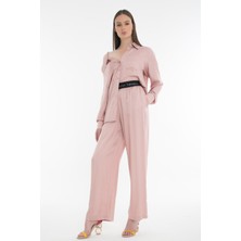 Le Noir Noir İpek Saten Pantolon