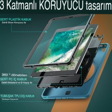 Fogy Apple Ipad Air 5 ve Air 4.nesil 10.9" 2022 Kılıf Kalem Bölmeli Tank Boyun Askılı Kapak