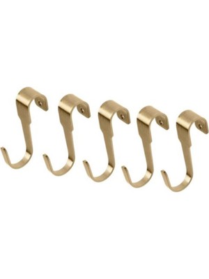 IKEA Pirinç Rengi Metal Kanca 5 Adet