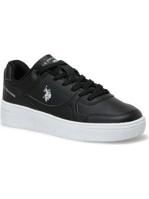 U.S. Polo Assn.  Lee Kadın Ayakkabı - Siyah Beyaz