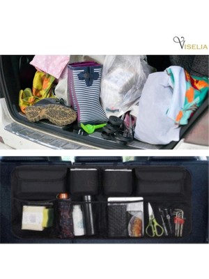 Ankaflex Araç Içi Bagaj Eşya Düzenleyici 8 Cepli Bagaj Çantası
