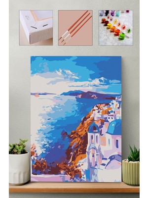 Carmen Sayılarla Boyama Seti Beyaz Evler