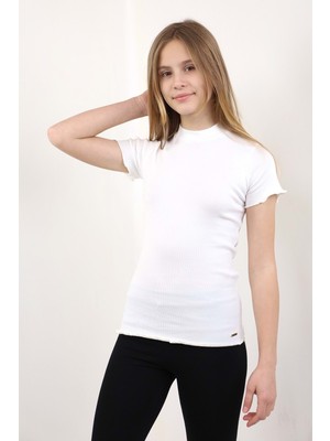 Toontoy Kids Kız Çocuk Okul Tişört10