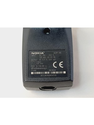 Hasyılmaz Nokia Acp-8e Şarj Cihazı 5.3V 500MAH (Sadece Adaptör)