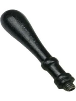 Profisher Ahşap Mum Mühürü Sapı Gül Ağacı G2 Özel Tasarım M8 Dişli Siyah