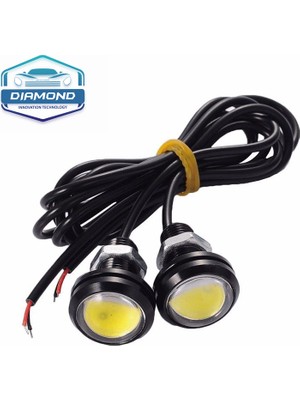 Aracım Oto Aksesuar Ayna Altı Kartal Göz Beyaz