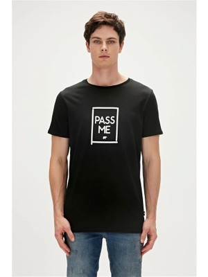 Bad Bear PASS ME T-SHIRT SİYAH Erkek T-Shirt 23.01.07.022-C01