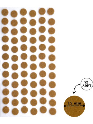 Berkfa Yapışkanlı Masa Sandalye Ayak Keçesi Zemin Koruyucu