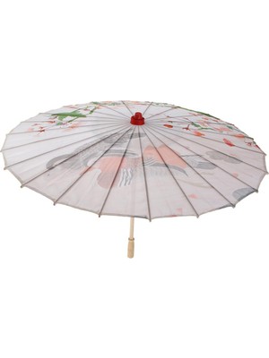 Ashley Yağmur Geçirmez El Yapımı Çin Ipek Kumaş Şemsiye Parasol 33 '' Mandarin Ördek Göletleri  (Yurt Dışından)