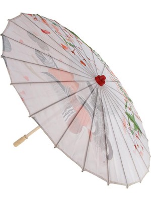 Ashley Yağmur Geçirmez El Yapımı Çin Ipek Kumaş Şemsiye Parasol 33 '' Mandarin Ördek Göletleri  (Yurt Dışından)