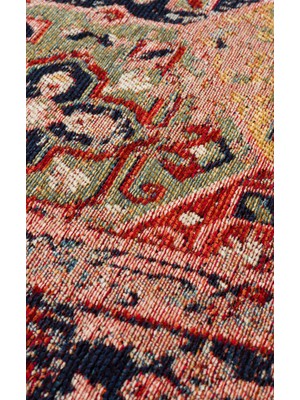 Eko Halı Anadolu Kilim AND01 Multy Antik Desenli Yıkanabilir Hav Vermez Kaymaz Tabanlı Etnik Kilim